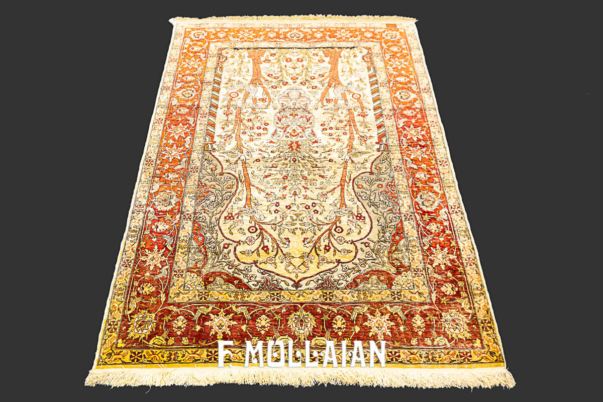 Hereke Rug Silk Extra Fine n°:472306